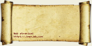 Jasmina Radulović vizit kartica